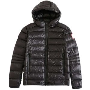 Crofton Hoody Coat Mens Kaz Parka Beyaz Ördek Ceketler Kış Giyim Kadınları Parka Ladys Rozet S-XXL 7162