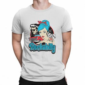 Rockabilly Pin Up Girl 50s Sock Hop Party Rock and Roll Unique Tshirt Bekväma Hip Hop Presentkläder T Shirt Stuff C984#