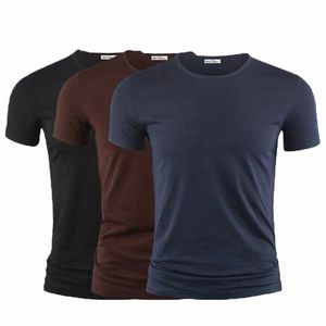 2024 New Men T Shirt Tops O neck Short Sleeve Tees Men's Fi Fitn Hot T-shirt For Male Clothing Plue Size S7fe#