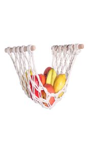 2pcs Storage Bags Simia Decorated Fruit Net Kitchen Vegetable Basket1187539