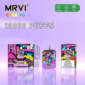 新しい到着Vozol ATVS MRVIが来る10000パフVAPERバッテリー液体ディスプレイスクリーンEタバコ充電式使い捨てベイプペン10Kパフ蒸気