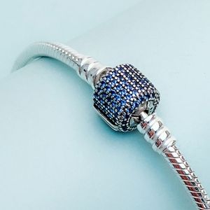 Autentyczna bransoletka srebrna srebrna do biżuterii bransoletki z koralikami 590723NCB