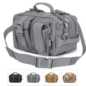 Çantalar açık av omuz çantası çok katmanlı gizli tabanca tabanca taşıma torbası askeri kılıf paketi molle taktik askı sırt çantası