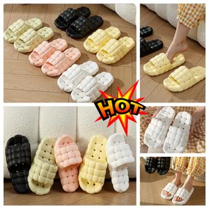 Slippers Home Shoes GAI Slide Bedroom Shower Room Warm Plush Livings Room Soft Wear Cotton Slippers Ventilate Woman Men black pink whites