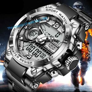 LIGE LG8922 Mode China Herren Digitaluhr Kautschukarmband Wasserdichter Chronograph Leuchtende Original-Sportuhr für Herren