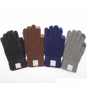 Ski Gloves Uni Thicken Winter Finger Sports Warm Touch Sn For Man Women Drop Delivery Outdoors Snow Protective Gear Otkgs Otdev