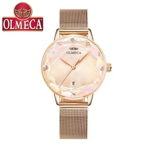 Neue Einfache Mode Uhr frauen Dame Uhr Nette Quarz Ins Stil Ultradünne 10mm Edelstahl 30M Wasserdicht2501