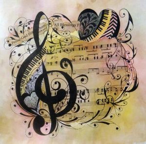 Stitch JMINE Div 5D Music Note Full Diamond Painting cross stitch kits art High Quality Scenic 3D paint by diamonds