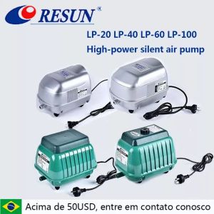 Accessories RESUN Largevolume highpower fish tank aquarium fish pond silent air pump LP20 LP40 LP60 LP100 oxygenation pump