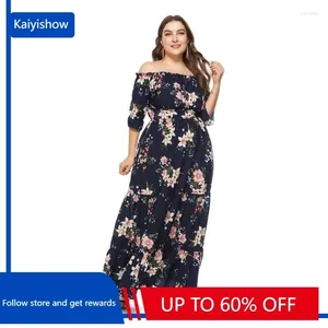 Ubranie etniczne kobiety Butterfly Flower Print Hem Maxi sukienka Summer Boho imprezowe sukienki Eleganckie