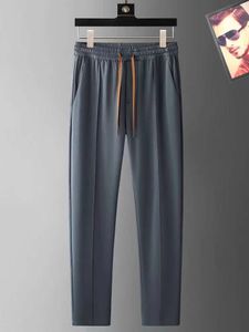 Zegna Suit Pants dżinsy luksusowe dżinsy dżinsy celebrytów męskie spodni mody mody Mash Montaż dżinsy Zegna luźne spodnie nogi wysoka szlachta 459