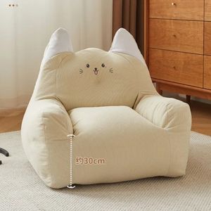 Cat Shape Cute Sofa ChildrenSofa Reading Corner Baby Lazy Stool Girl Boy Small Chair Cartoon Seat KidsSofa 240314