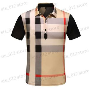 Polo da uomo 2022 Abiti estivi Designer di lusso Polo da uomo Polo casual Moda Snake Bee Stampa Ricamo T Shirt High Street Polo da uomo Taglia M-3XL 09 T240326