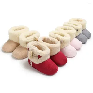 Boots Winter Born Baby Girl Warm Soft Sole Snow Fleece Crib Shoe Toddler Boot Booties Non-slip Boys Girls Shoes