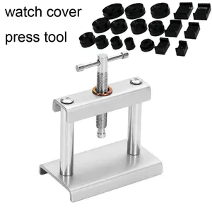 Watch Repair Kits Metal Capping Machine Set Desktop Wrist Watches Back Case Cover Press Screw Close Watchmakers Hand Tools Kit