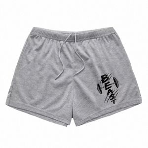 men's Swim Shorts Summer Print Shorts Men's Swimwear Pants Beach Quick-drying Shorts Gym Fitn Sports Men's T5Np#