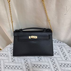 Luksurys damskie torebki torebki torebki torebki na ramiona Crossbody Messenger łańcucha krowi oryginalna skórzana moda duża torba sprzęgła pełnoziarnista