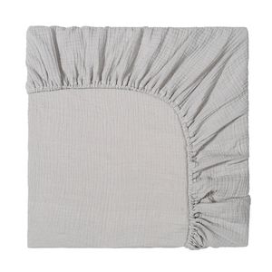 Lençóis de berço de musselina para meninas e meninos, algodão, boho, neutro, conjunto de cama padrão, colchão 240329