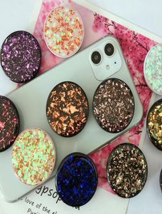 Suporte de expansão para celular com glitter, soquete dobrável para smartphones, suporte de mesa para celular 6037205