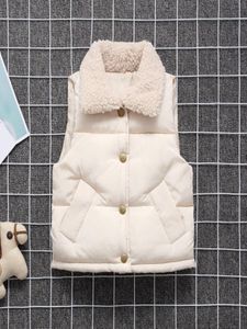 Autumn Winter Waistcoat New Boys Girls Sleeveless Hooded Vest Jacket Cartoon Print Coat Kids Warm Vest Outwear Clothes9591593