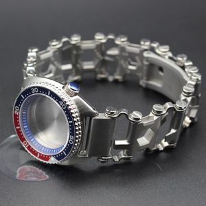 Cinturini per orologi Bracciale per attrezzi Battistrada Multifunzione Kit di cacciaviti per esterni Bracciale da viaggio indossabile per bici in acciaio inossidabile2859