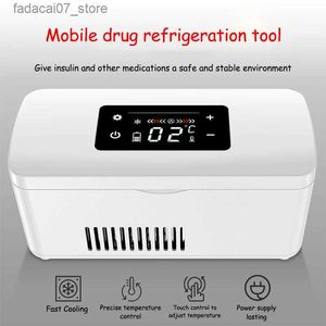 Refrigerators Freezers Portable car household small insulin refrigerant box rechargeable mini refrigerator cooler used for drugs