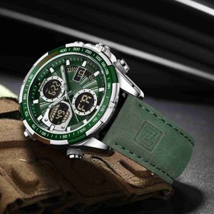 Naviforce Leading 2024 Nuovo orologio da studente Impermeabile Luce notturna Sport Moda Multifunzionale da uomo