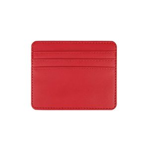 pu leather large capacity fashion card holders waterproof portable card bag mini ultralight outdoor travel wallet money change bags