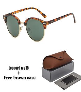 Designer de marca óculos de sol homens mulheres redondo óculos de sol Novos óculos de sol com armação de tábua de flash espelho flash uv400 lente com caixa de varejo 4203241