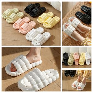 Hausschuhe für Zuhause, GAI-Rutsche, für Schlafzimmer, Dusche, Zimmer, warme Plüschtiere, Wohnräume, weiches Tragen, Baumwoll-Slipper, belüftet, für Damen und Herren, Schwarz, Rosa, Weiß