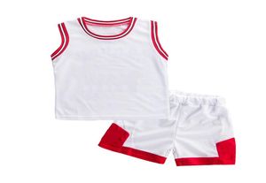 2021 27 anni ragazzo e ragazza vestito estivo bambino basket calcio gilet senza maniche pantaloncini tuta da prestazione in due pezzi traspirante pers9603526