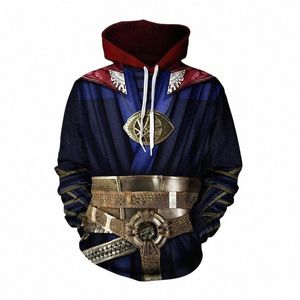 Film Doctor Strange Soldier: 76 Jack Morris Spring Autumn Hoodies Sweatshirts Warm Cosplay Costume Casual Shop 2022 92xx#