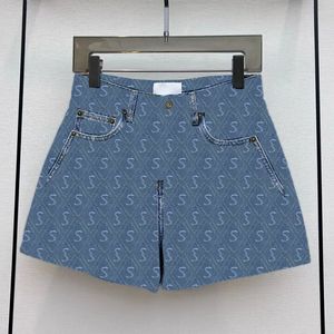 Seksi mini denim şort pantolon mektuplar lüks tasarımcı kot pantolon yaz serin nedensel günlük jean kısa