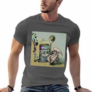 bemalter Stock, Can o' Beans, Cch-Muschel und Spo, wie von Purple Sock T-Shirt bemalt, schwere T-Shirts in Übergrößen für Männer a8ug#