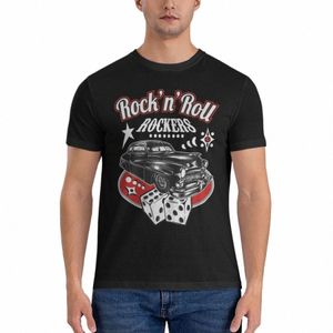 Rockabilly Vintage 50s Sock Hop Party Rock And Roll Rocker Camiseta masculina Vintage Rockabilly Rock and Roll 14 Vintage Tees X6xX #