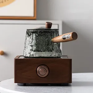 TeAware Setleri Elektrikli Pottery Soba Çay Pot Seti Maker Cam Ev Offi