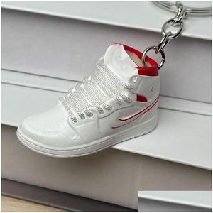 Party Favor Designer Sneakers Schlüsselanhänger Geburtstagsgeschenk Schuhe Schlüsselanhänger Handtasche Basketball Schlüsselanhänger 13 Farben Drop Lieferung Home Garde Ot3Bl