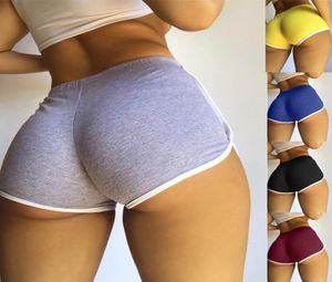 Women039s Shorts New Women Mid midja Sport Shorts Slim Fit High Stretchy Short Trousers For Summer Female Ladies Running Operi4585423