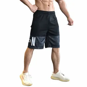 2022 uomini di pallacanestro allenamento Fitn Bodybuilding lettera pantaloncini marca durevole allenamento di palestra pantaloni della tuta maschile ad asciugatura rapida abbigliamento sportivo 21Qj #