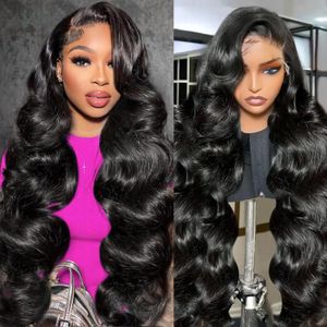 Body Wave 13x6 HD Lace Frontal Brable Glueless شعر مستعار بشعر بشري بشع البشري مسبقًا مسبقًا من الشارعات الأمامية الشفافة 13x4 للنساء