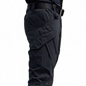 Pantaloni tattici da uomo di grandi dimensioni 6XL Pantaloni militari da lavoro impermeabili resistenti all'usura Pantaloni da lavoro multi-tasca da esterno P5Ib #