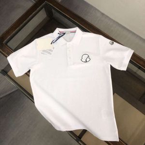 Kvinnor Polo Shirt Designer T Shirts Men Womens Fashion Spring Business Cotton Shirt Embroider Graphic Tee Size S-XL