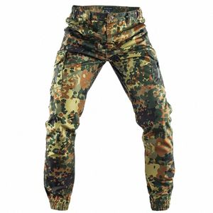 Mege taktyczne spodnie ładunków wojskowych Kambury joggery na świeżym powietrzu Walka Praca piesze polowania na bojowe spodnie męskie spodnie dresowe p8yc#