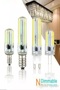 LED Light G9 G4 LED -Glühbirne E12 E17 E11 E14 Dimmbare Lampen Spotlight Lampbs Sillcone Körper für Kronleuchter1711801