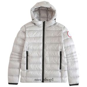 canadas goosejacket Crofton Hoody Coat Mens Goose Parka White Duck Down Jackets Winter Outwear Womens Parka Ladys Coat with Badge S-xxl 7557