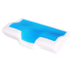 Ny 2024 Memory Foam Gel Pillow Orthopedic Summer Ice-Cool Anti-Snore Pillows Slow Rebound Sleep Soft Softing Care Neck Neck Bedding
