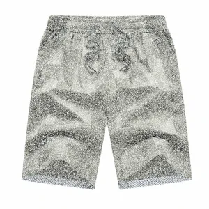 Verão masculino esportes praia calças ultra-fino respirável 100% cott macacão casual wear cinco quartos calças xadrez shorts k2up #