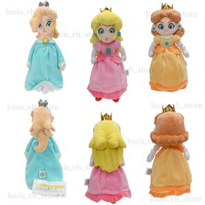 Plush Dolls 3 Styles Princess Peach Plush Toys Rosalina Beauty Bros Stuffed Animal Doll Baby Birthday Christmas Gifts T240325