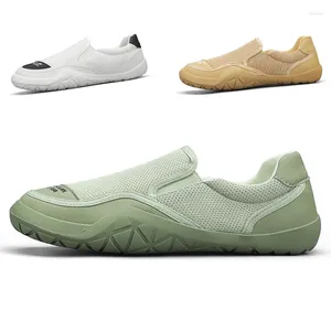Casual Shoes Summer Fashion Men Breattable Slip-On Loafers för storlek 44 Sneaker Anti-Slip Walking Gym Driving Men's