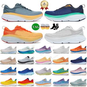 Designer scarpe da corsa sportive da jogging per uomo donna bondi 8 one one sneakers carbon x clifton 9 triple nero bianco bodis summer song cloud scarpe da ginnastica all'aperto Taglia EUR36-47